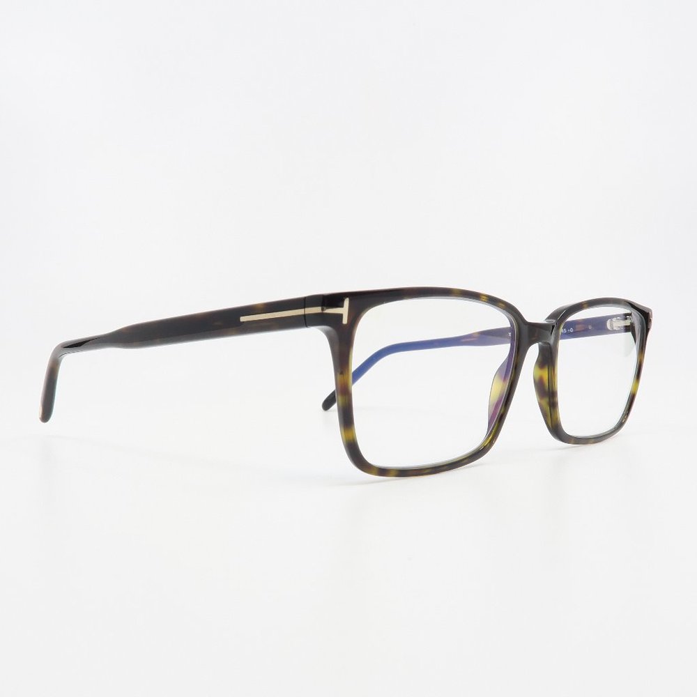 Tom Ford TF 5802-B 052 New Tortoise Blue Light Block Eyeglasses 55mm with box - Picture 3 of 7